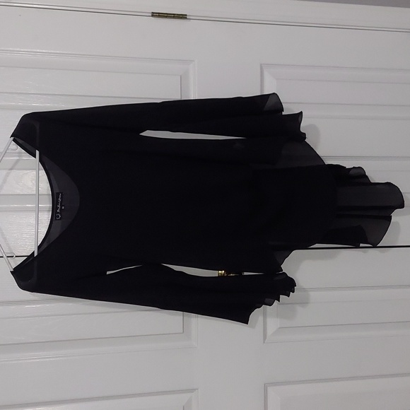 For Love and Lemons Sheer Spellbinder Top (high/low) bell s - Picture 2 of 6